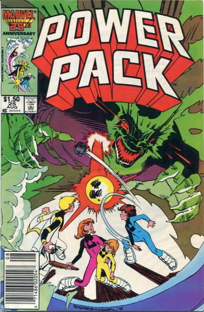 Cover for Power Pack (Marvel, 1984 series) #25 [Canadian]