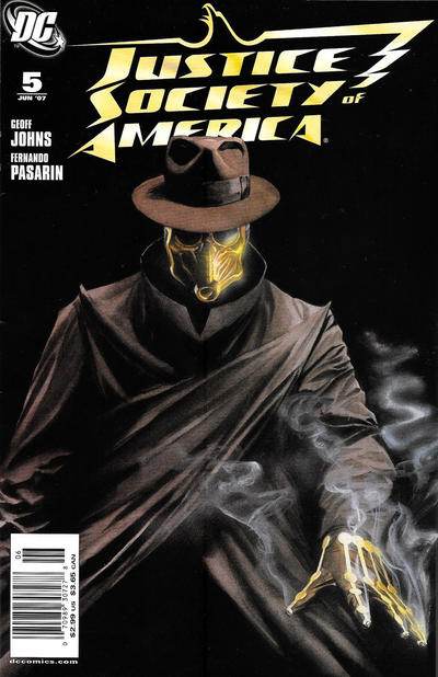 Cover for Justice Society of America (DC, 2007 series) #5 [Newsstand]