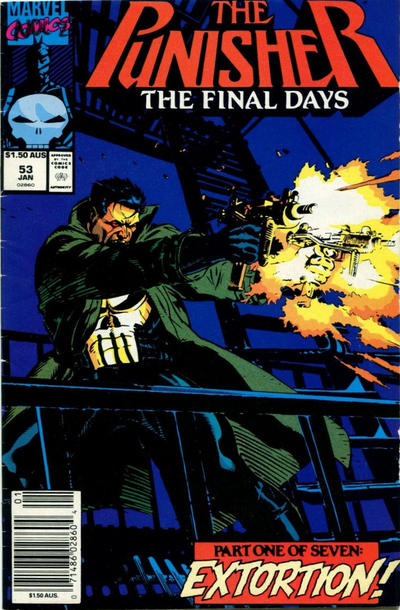 Cover for The Punisher (Marvel, 1987 series) #53 [Australian]