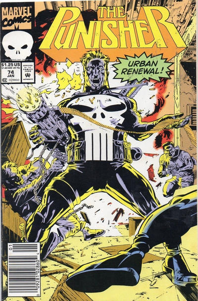 Cover for The Punisher (Marvel, 1987 series) #74 [Newsstand]