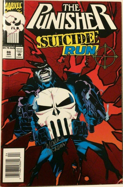 Cover for The Punisher (Marvel, 1987 series) #86 [Australian]