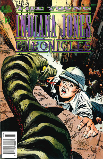 Cover for The Young Indiana Jones Chronicles (Hollywood Comics, 1992 series) #2 [Newsstand]