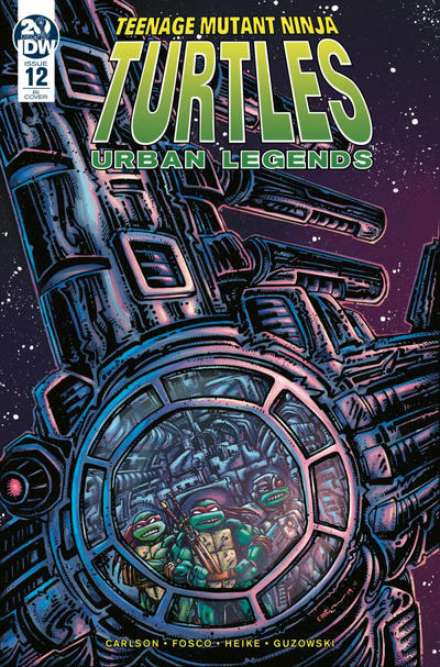 Cover for Teenage Mutant Ninja Turtles: Urban Legends (IDW, 2018 series) #12 [Cover RI - Kevin Eastman]