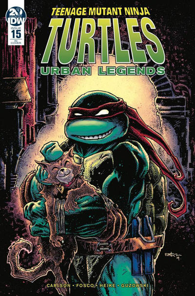 Cover for Teenage Mutant Ninja Turtles: Urban Legends (IDW, 2018 series) #15 [Retailer Incentive Cover - Kevin Eastman]
