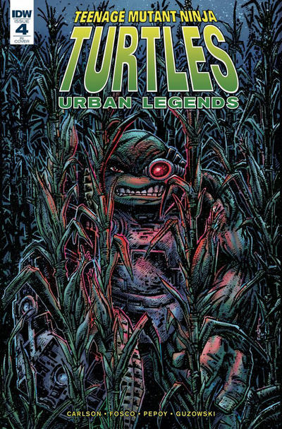 Cover for Teenage Mutant Ninja Turtles: Urban Legends (IDW, 2018 series) #4 [Cover RI - Kevin Eastman]