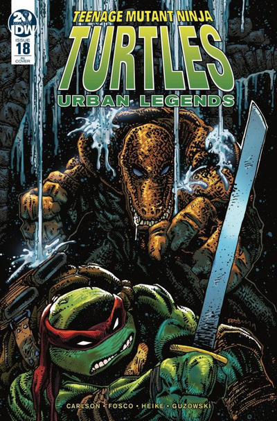 Cover for Teenage Mutant Ninja Turtles: Urban Legends (IDW, 2018 series) #18 [Retailer Incentive Cover - Kevin Eastman]
