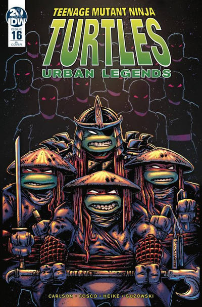 Cover for Teenage Mutant Ninja Turtles: Urban Legends (IDW, 2018 series) #16 [Retailer Incentive Cover - Kevin Eastman]