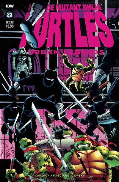 Cover for Teenage Mutant Ninja Turtles: Urban Legends (IDW, 2018 series) #23 [Cover B]