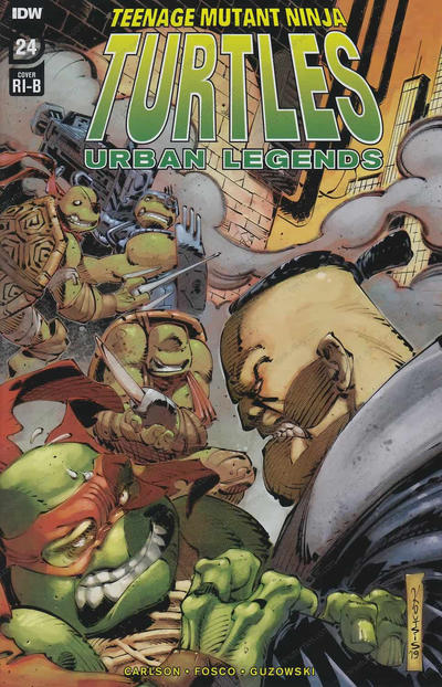 Cover for Teenage Mutant Ninja Turtles: Urban Legends (IDW, 2018 series) #24 [Retailer Incentive Cover B - Nikos Koutsis]