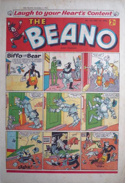 Cover for The Beano (D.C. Thomson, 1950 series) #750