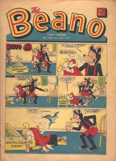 Cover for The Beano (D.C. Thomson, 1950 series) #1492