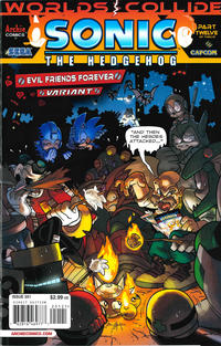 Cover Thumbnail for Sonic the Hedgehog (Archie, 1993 series) #251 [Evil Friends Forever Variant Cover]
