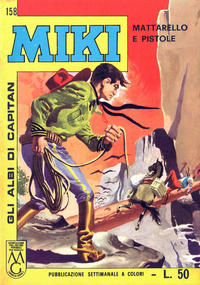 Cover Thumbnail for Gli Albi di Capitan Miki (Casa Editrice Dardo, 1962 series) #158