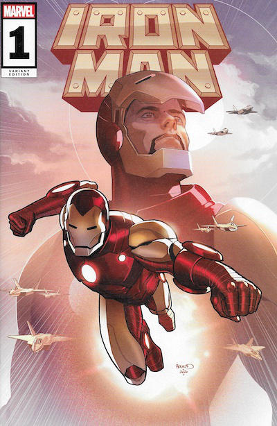 Cover for Iron Man (Marvel, 2020 series) #1 [Walmart Exclusive - Paul Renaud]