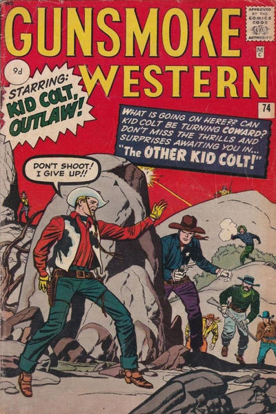 Cover for Gunsmoke Western (Marvel, 1955 series) #74 [British]