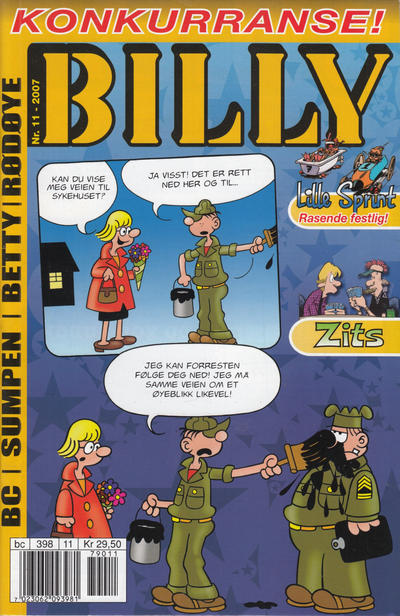 Cover for Billy (Hjemmet / Egmont, 1998 series) #11/2007