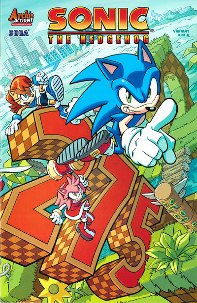 Cover for Sonic the Hedgehog (Archie, 1993 series) #275 [Tracy Yardley Wraparound Variant Cover]