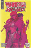 Cover Thumbnail for Vampirella / Red Sonja (2019 series) #1 [Cover D Leonardo Romero]