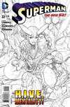 Cover for Superman (DC, 2011 series) #22 [Kenneth Rocafort Sketch Cover]