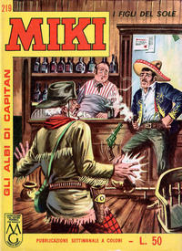 Cover Thumbnail for Gli Albi di Capitan Miki (Casa Editrice Dardo, 1962 series) #219