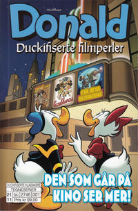 Cover Thumbnail for Donald - Duckifiserte filmperler (Hjemmet / Egmont, 2021 series) #1 - Den som går på kino ser mer!