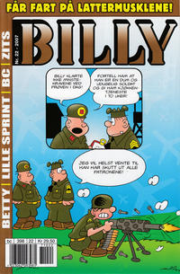 Cover Thumbnail for Billy (Hjemmet / Egmont, 1998 series) #22/2007