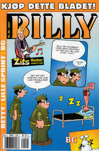 Cover Thumbnail for Billy (Hjemmet / Egmont, 1998 series) #25/2007