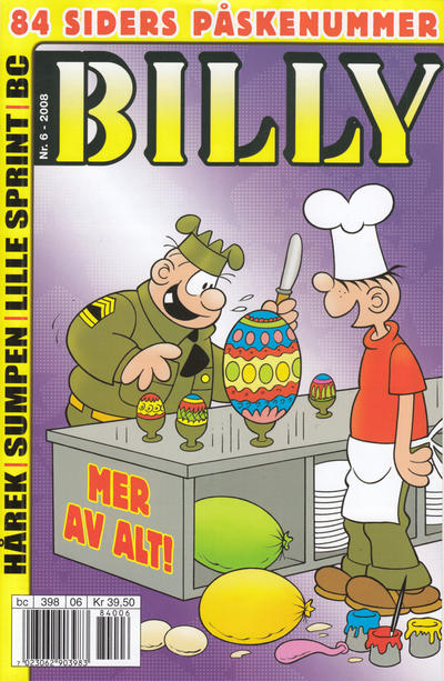 Cover for Billy (Hjemmet / Egmont, 1998 series) #6/2008
