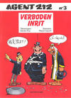 Cover for Agent 212 (Dupuis, 1981 series) #3 - Verboden inrit [Herdruk 2005]