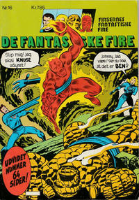 Cover Thumbnail for De Fantastiske Fire (Winthers Forlag, 1978 series) #16