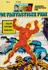 Cover Thumbnail for De Fantastiske Fire (Winthers Forlag, 1978 series) #21