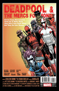 Cover Thumbnail for Deadpool & the Mercs for Money (Marvel, 2016 series) #1 [Incentive Giuseppe Camuncoli Variant]