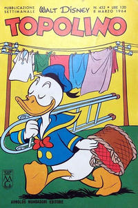 Cover Thumbnail for Topolino (Mondadori, 1949 series) #432