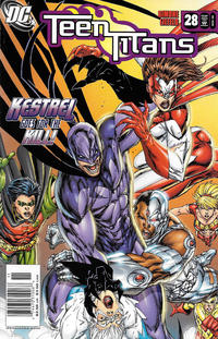 Cover Thumbnail for Teen Titans (DC, 2003 series) #28 [Newsstand]