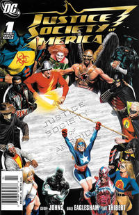Cover Thumbnail for Justice Society of America (DC, 2007 series) #1 [Newsstand]