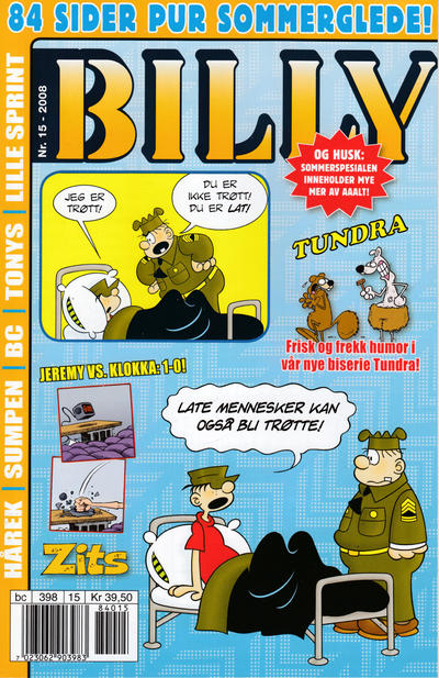Cover for Billy (Hjemmet / Egmont, 1998 series) #15/2008