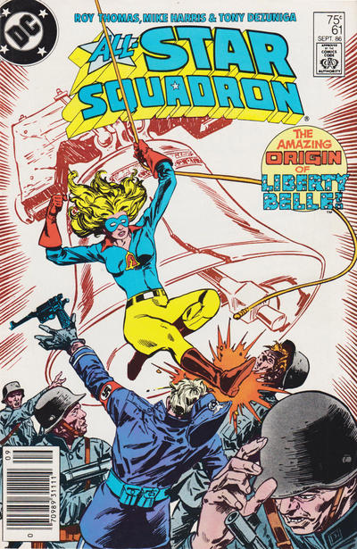 Cover for All-Star Squadron (DC, 1981 series) #61 [Newsstand]