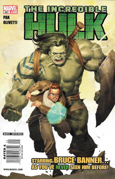 Cover for Incredible Hulk (Marvel, 2009 series) #601 [Newsstand]