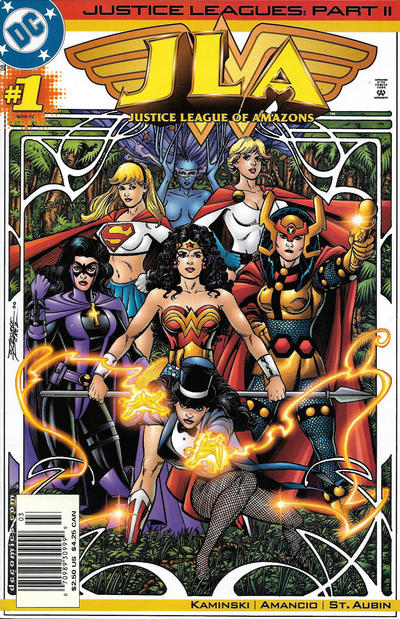 Cover for Justice Leagues: Justice League of Amazons (DC, 2001 series) #1 [Newsstand]