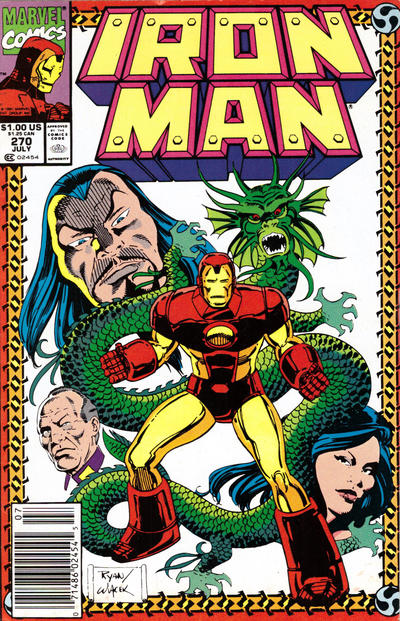Cover for Iron Man (Marvel, 1968 series) #270 [Newsstand]