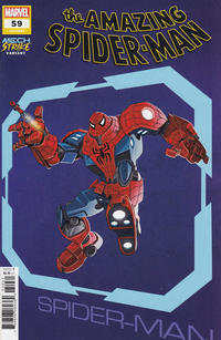 Cover for Amazing Spider-Man (Marvel, 2018 series) #59 (860) [Mech Strike Variant - Leonel Castellani Cover]