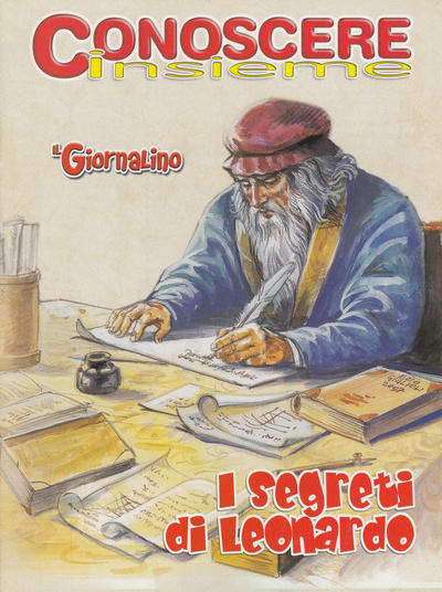 Cover for Supplementi a  Il Giornalino (Edizioni San Paolo, 1982 series) #2/2008 - Conoscere Insieme - I segreti di Leonardo