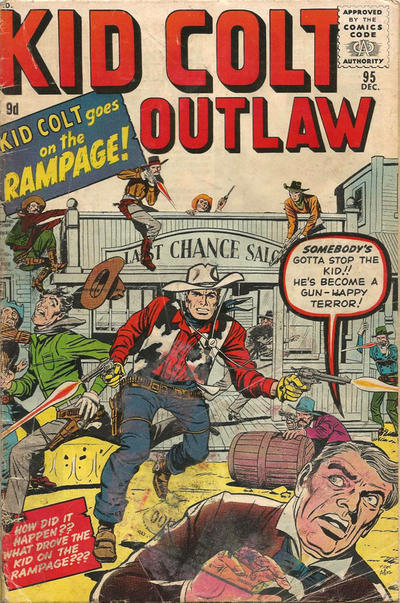 Cover for Kid Colt Outlaw (Marvel, 1949 series) #95 [British]
