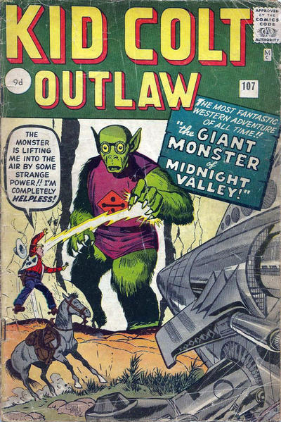Cover for Kid Colt Outlaw (Marvel, 1949 series) #107 [British]