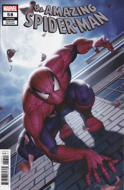 Cover for Amazing Spider-Man (Marvel, 2018 series) #58 (859) [Variant Edition - Junggeun Yoon Cover]