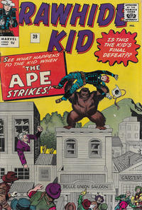 Cover Thumbnail for The Rawhide Kid (Marvel, 1960 series) #39 [British]