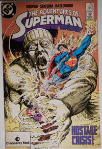 Cover for Adventures of Superman (DC, 1987 series) #443 [Mall Variant: Cranberry Mall, MD]