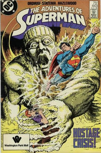 Cover for Adventures of Superman (DC, 1987 series) #443 [Mall Variant: Washington Park Mall,  OK]