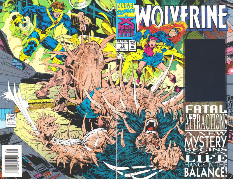 Cover for Wolverine (Marvel, 1988 series) #75 [Newsstand]