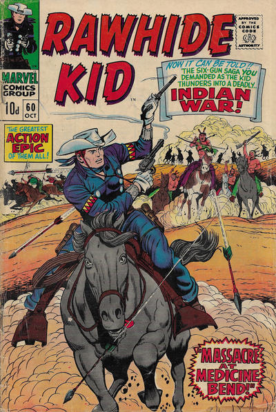 Cover for The Rawhide Kid (Marvel, 1960 series) #60 [British]